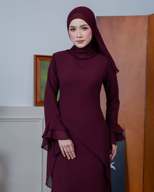 INARA KURUNG - BURGUNDY