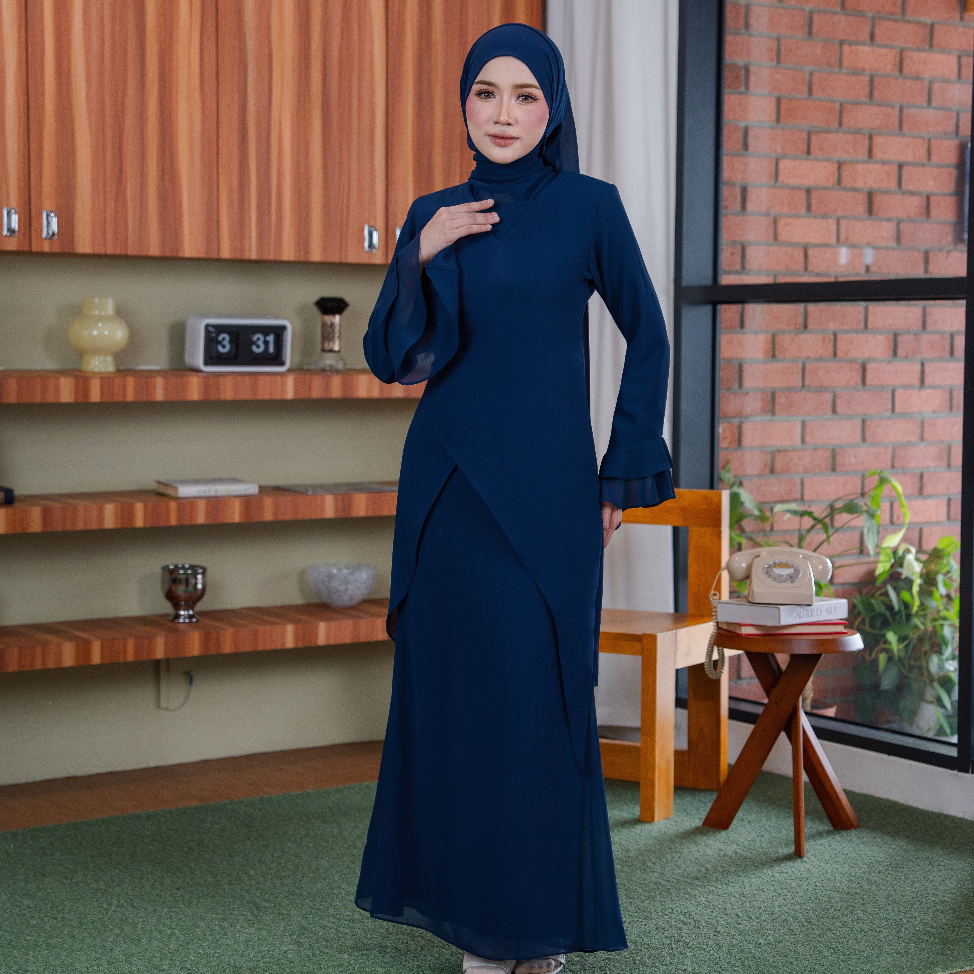 INARA KURUNG - NAVY BLUE