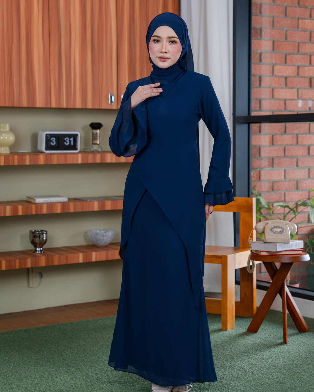 INARA KURUNG - NAVY BLUE